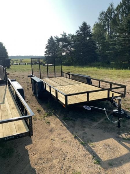 New 2027 AMO 6.4X16 1 BRK Landscape Trailer