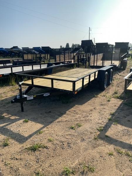 New 2027 AMO 6.4X14 1 brk Landscape Trailer