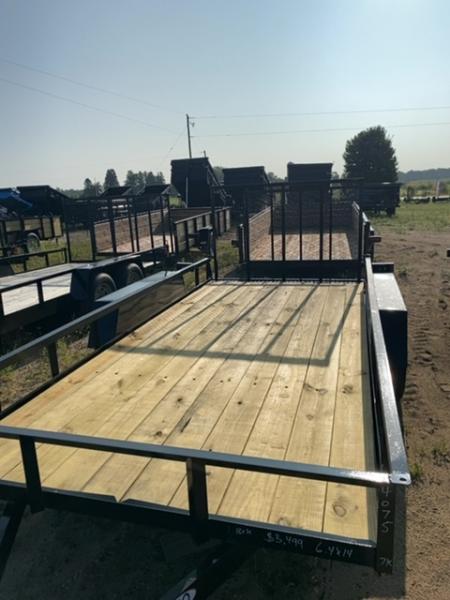 New 2027 AMO 6.4X14 1 brk Landscape Trailer