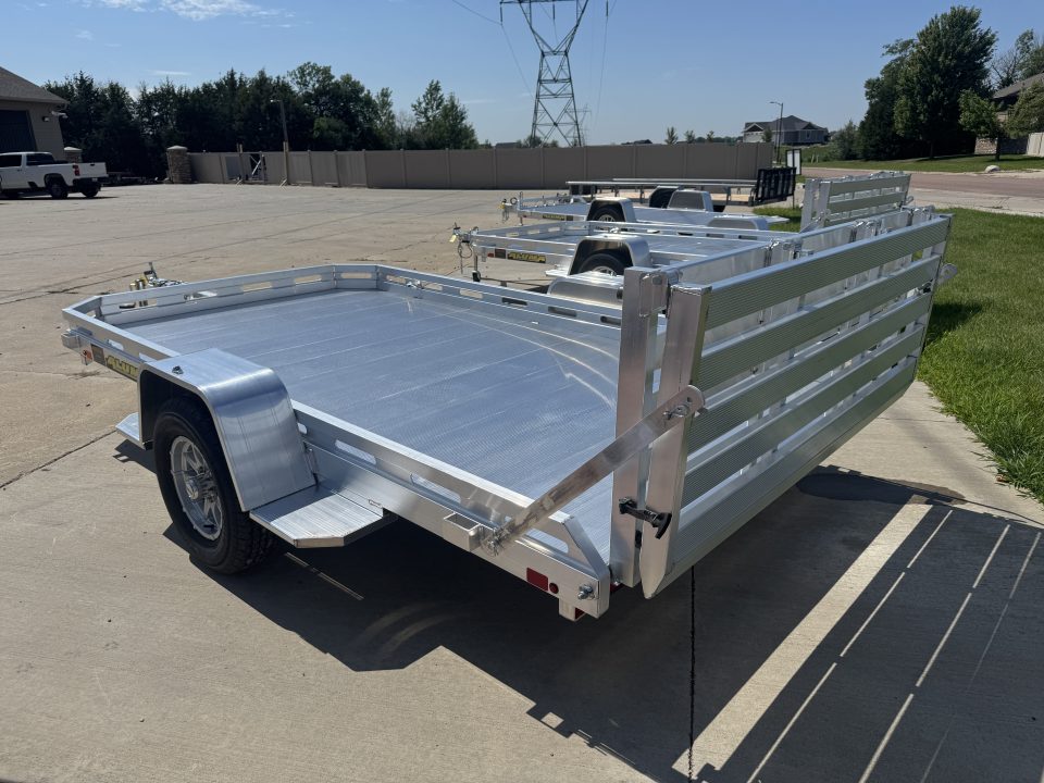 New 2027 Aluma 7712HBT Utility Trailer