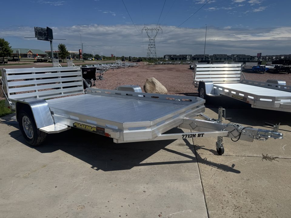 New 2027 Aluma 7712HBT Utility Trailer
