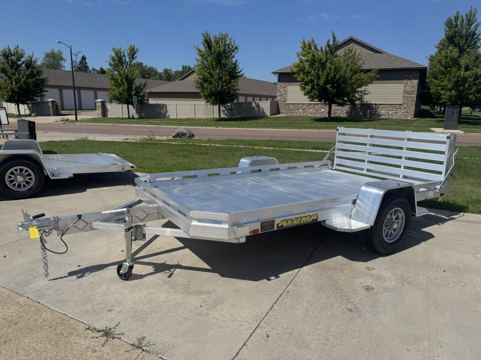 New 2027 Aluma 7712H BT Utility Trailer