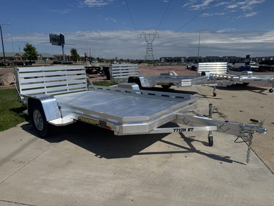 New 2027 Aluma 7712H BT Utility Trailer