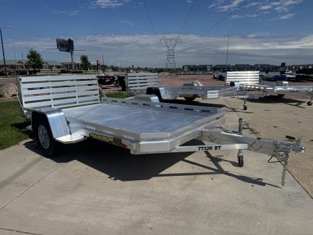 New 2027 Aluma 7712H BT Utility Trailer