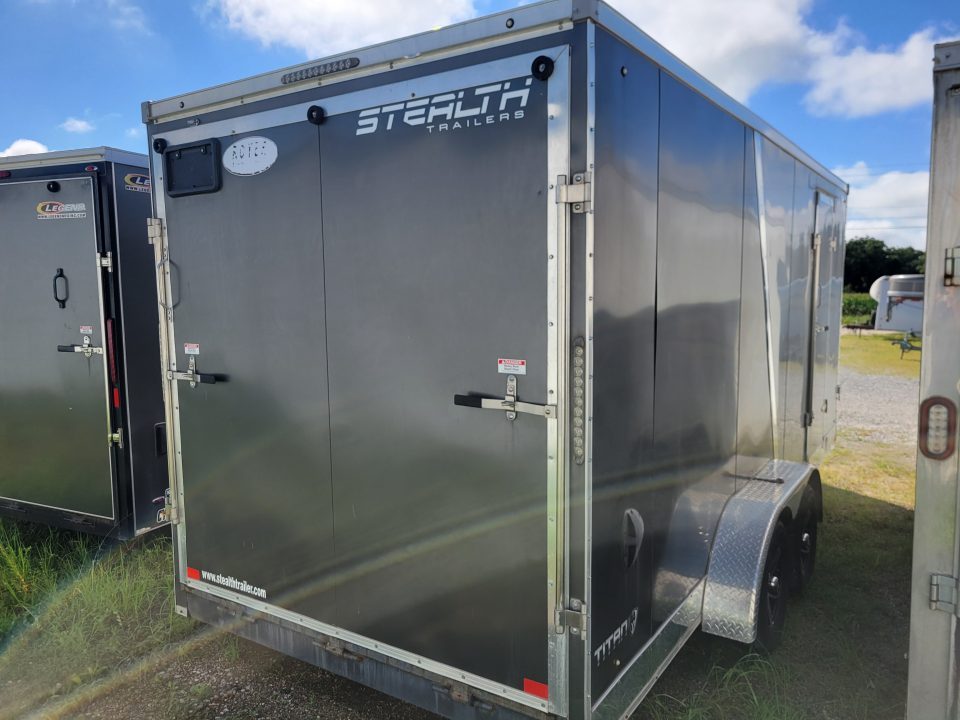Used 2021 Stealth Trailers 7x18 Titan Cargo / Enclosed Trailer