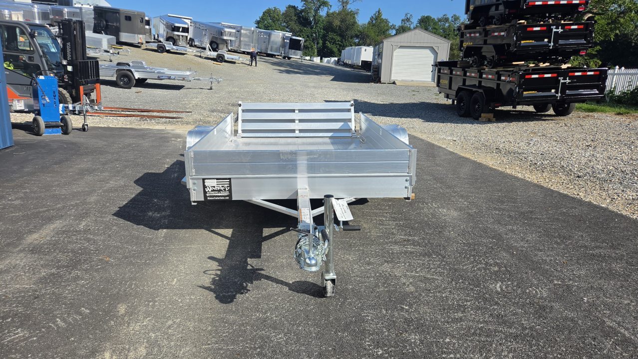 New 2027 Aluma 63X8S-BT 12" SIDES Utility Trailer