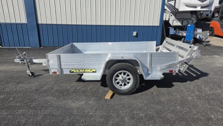 New 2027 Aluma 63X8S-BT 12" SIDES Utility Trailer