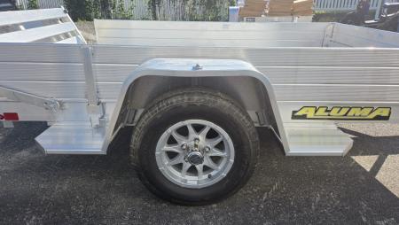 New 2027 Aluma 63X8S-BT 12" SIDES Utility Trailer