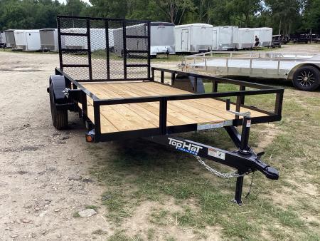 New 2027 Top Hat Trailers DSA12X77 Utility Trailer
