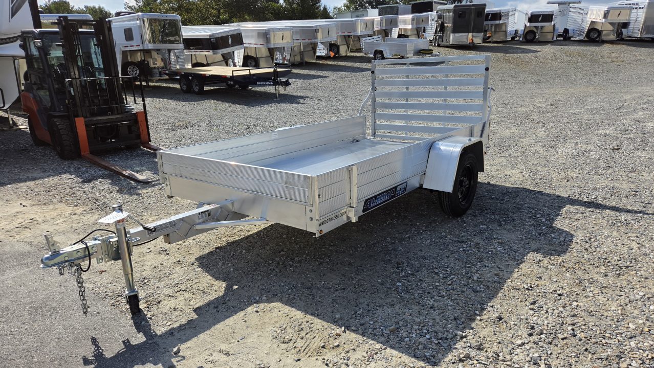 New 2027 Aluma 63X10ESA-S-TG Utility Trailer