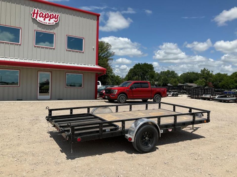 New 2027 PJ 83"x14' Single Axle Utility Trailer - U8