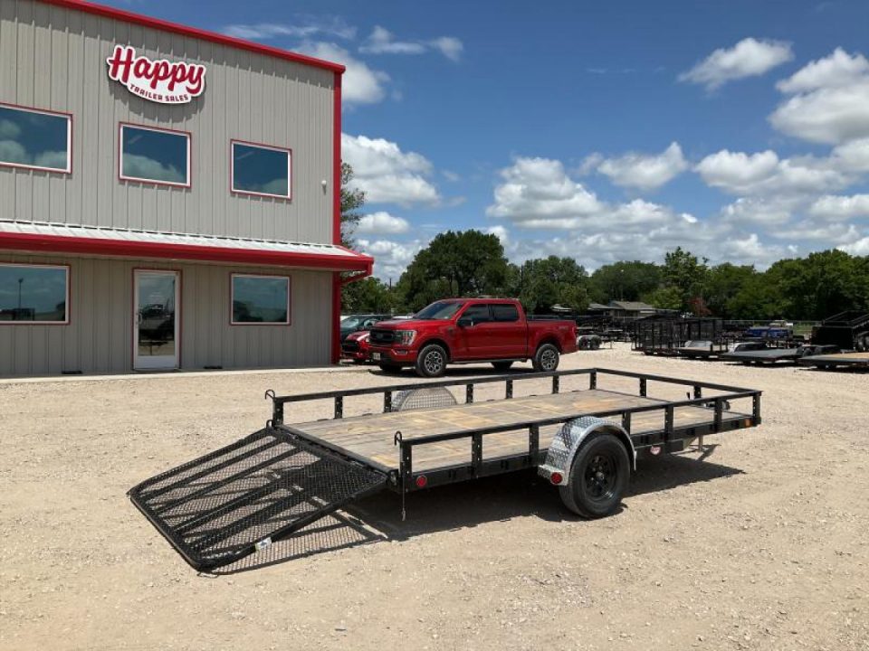 New 2027 PJ 83"x14' Single Axle Utility Trailer - U8