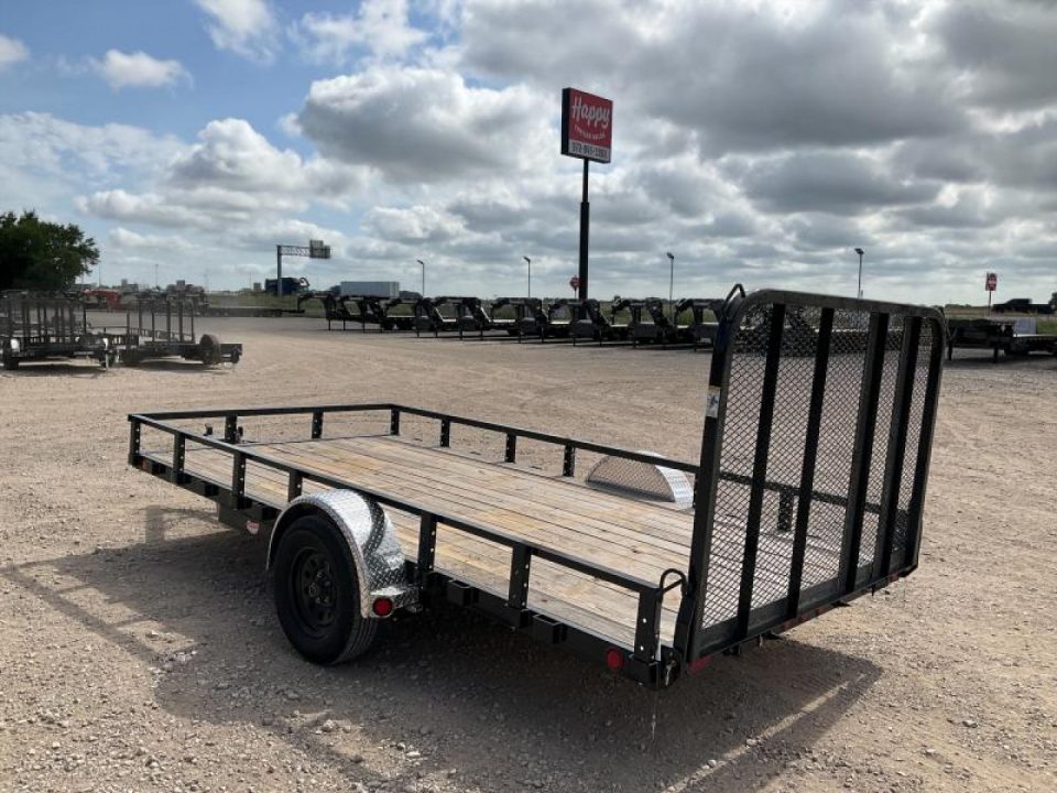 New 2027 PJ 83"x14' Single Axle Utility Trailer - U8