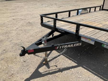 New 2027 PJ 83"x14' Single Axle Utility Trailer - U8