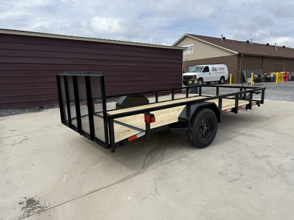 New 2026 Nolan 6X14 Landscape Utility Trailer 3K w/2 ft Mesh
