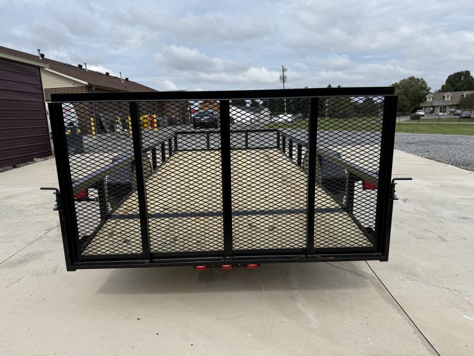 New 2026 Nolan 6X14 Landscape Utility Trailer 3K w/2 ft Mesh