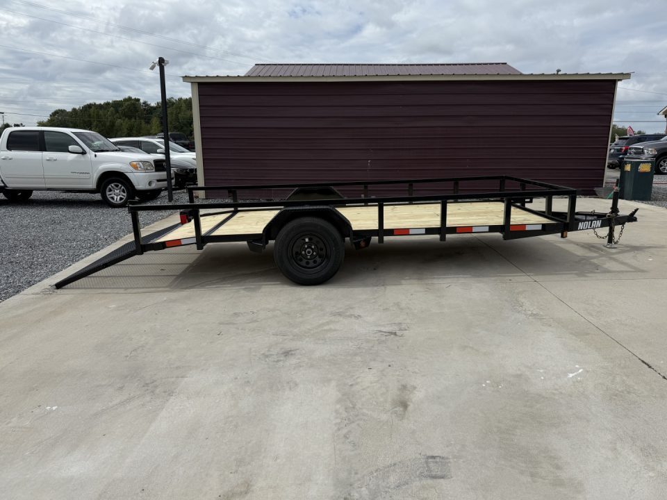 New 2026 Nolan 6X14 Landscape Utility Trailer 3K w/2 ft Mesh