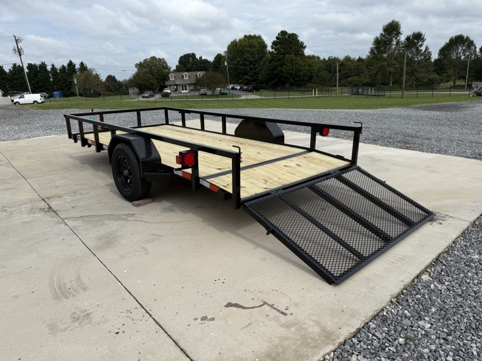 New 2026 Nolan 6X14 Landscape Utility Trailer 3K w/2 ft Mesh