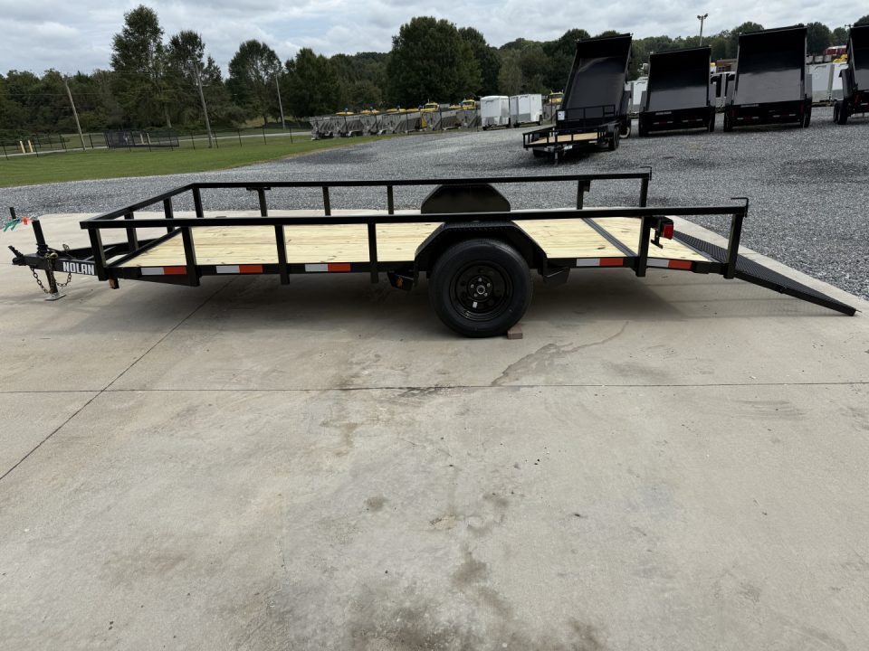 New 2026 Nolan 6X14 Landscape Utility Trailer 3K w/2 ft Mesh