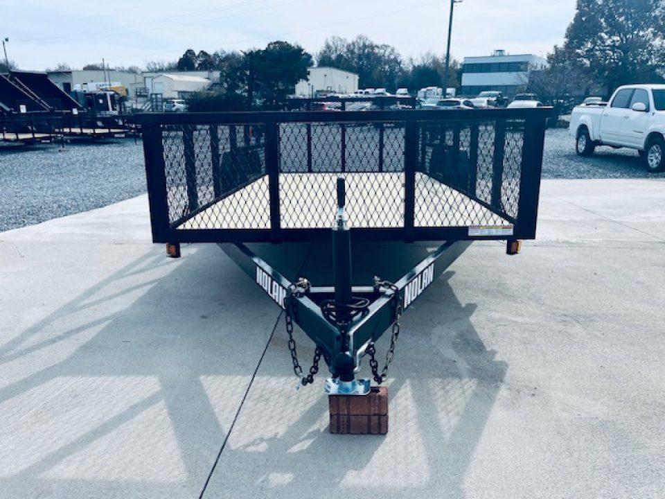 New 2026 Nolan 6X14 3K Landscape Utility Trailer w/2ft Mesh