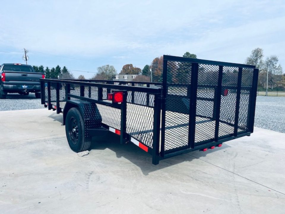 New 2026 Nolan 6X14 3K Landscape Utility Trailer w/2ft Mesh
