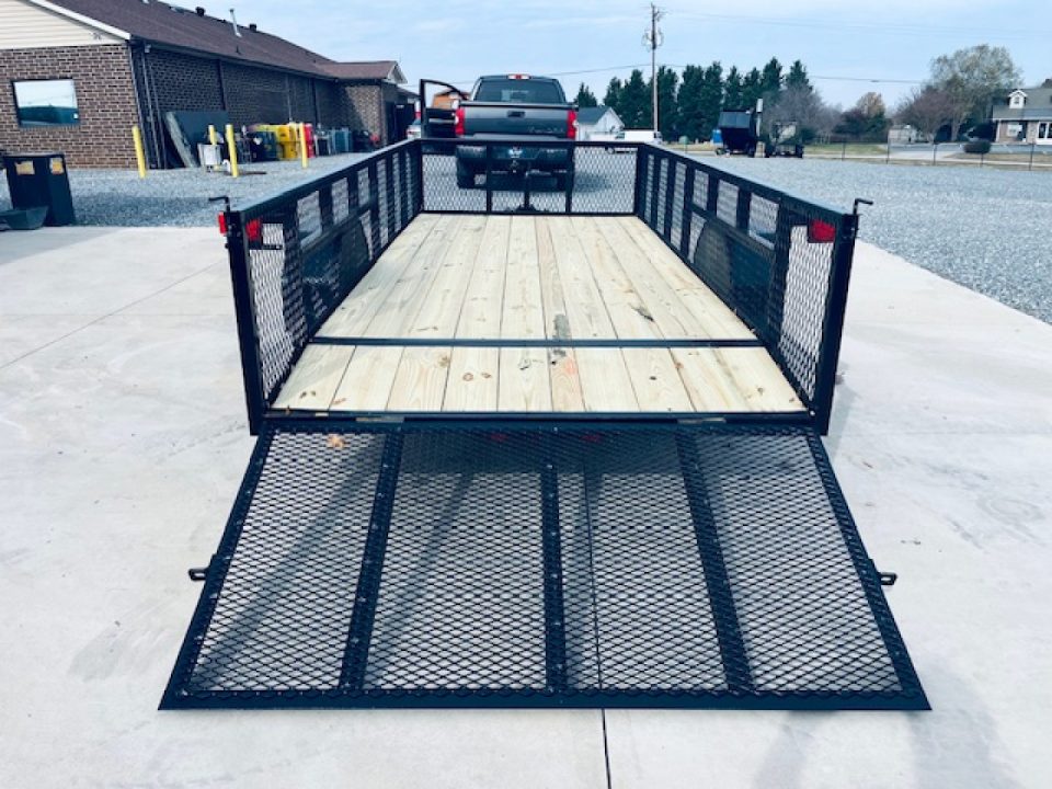 New 2026 Nolan 6X14 3K Landscape Utility Trailer w/2ft Mesh