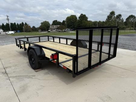 New 2026 Nolan 6X14 Landscape Utility Trailer 3K w/2 ft Mesh