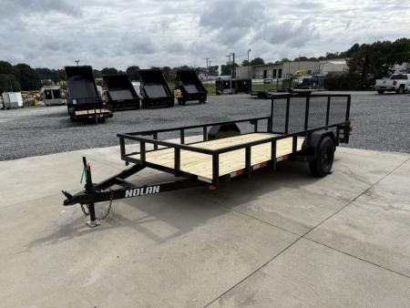 New 2026 Nolan 6X14 Landscape Utility Trailer 3K w/2 ft Mesh