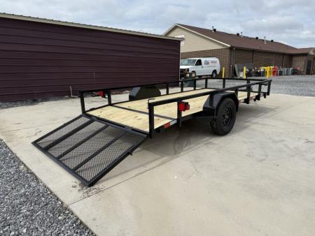 New 2026 Nolan 6X14 Landscape Utility Trailer 3K w/2 ft Mesh