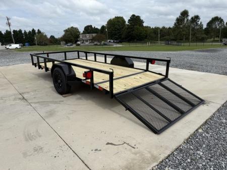 New 2026 Nolan 6X14 Landscape Utility Trailer 3K w/2 ft Mesh