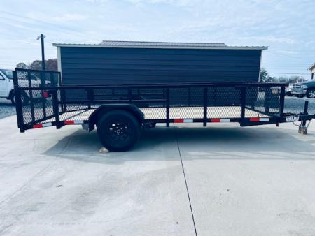 New 2026 Nolan 6X14 3K Landscape Utility Trailer w/2ft Mesh