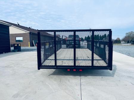 New 2026 Nolan 6X14 3K Landscape Utility Trailer w/2ft Mesh