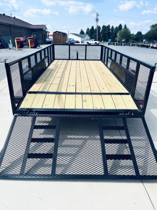 New 2026 Nolan 7X16 7K Landscape Utility Trailer w/2ft Mesh