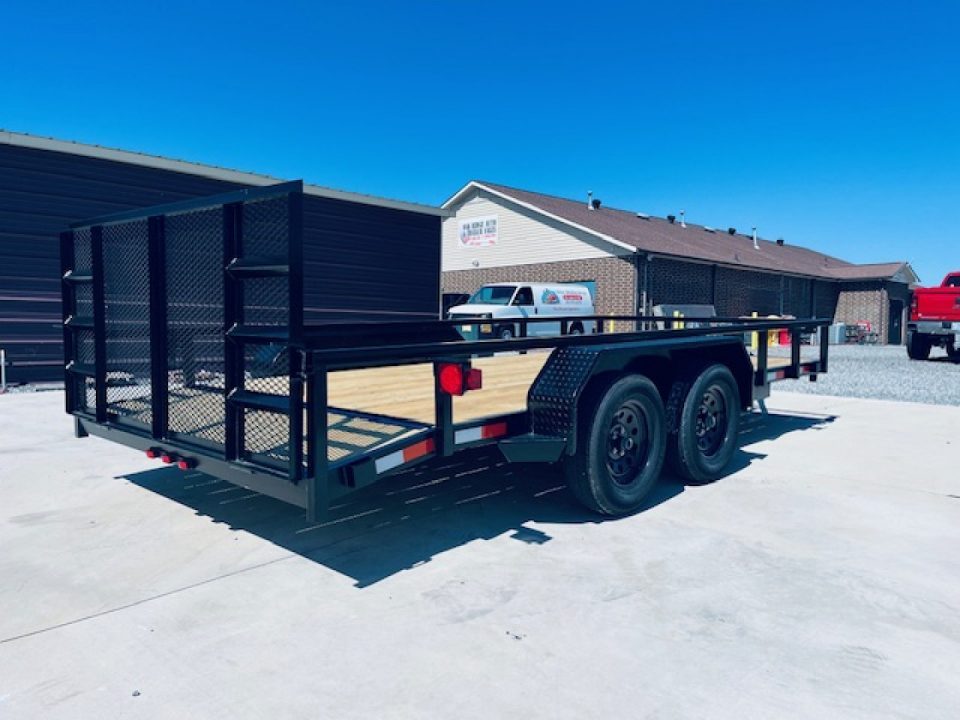 New 2026 Nolan 7X16 Landscape Utility Trailer 7K
