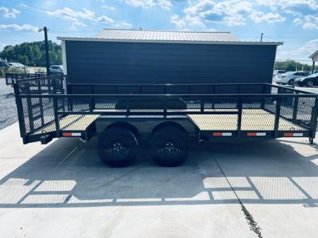 New 2026 Nolan 7X16 7K Landscape Utility Trailer w/2ft Mesh