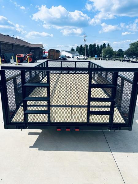 New 2026 Nolan 7X16 7K Landscape Utility Trailer w/2ft Mesh