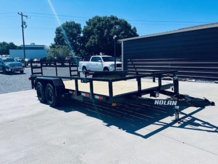 New 2026 Nolan 7X16 Landscape Utility Trailer 7K