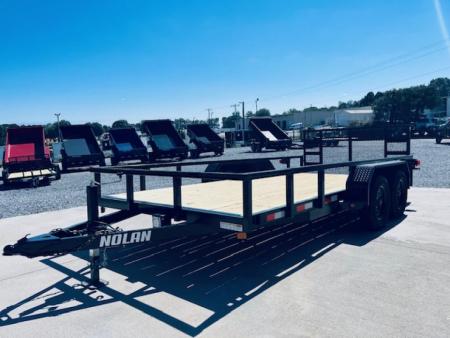 New 2026 Nolan 7X16 Landscape Utility Trailer 7K