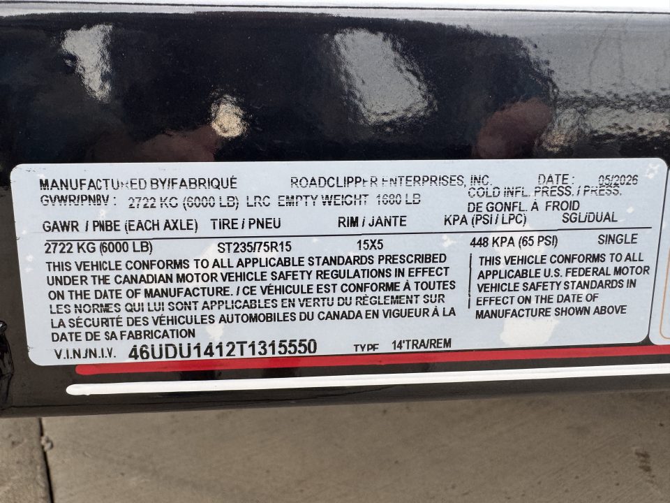 New 2026 Diamond C Trailers PSA106 Utility Trailer
