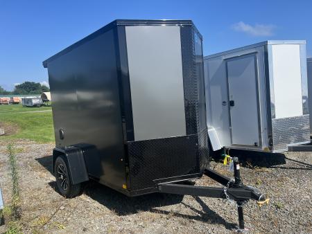 New 2027 Look Trailers 5X8 3K ST-DLX RAMP DOOR Cargo / Enclosed Trailer
