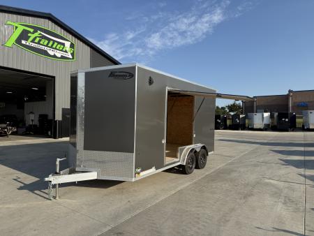 New NEW 2026 Formula 7.5x16 +V Triumph ALL ALUMINUM, QUALITY, 88” TALL Ramp 86” dr opening Enclosed Cargo Trailer