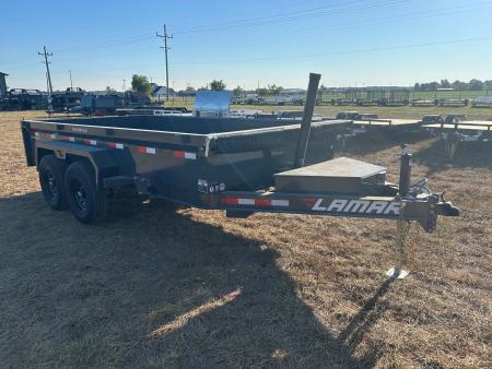 New 2027 Lamar 83x14 Tandem 14K Telescopic Dump w/ 20" Sides