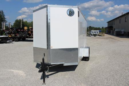 New 2027 Darkhorse Cargo 6' x 12' Enclosed Trailer - Rear Ramp Door - 6.5' Interior Height - 2990# GVW