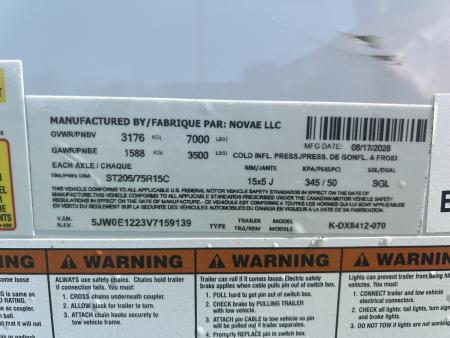 New 2027 Look Trailers 7x12 7K RAMP DOOR ST DLX Cargo / Enclosed Trailer