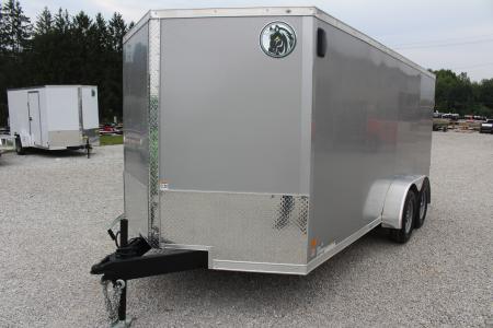 New 2027 Darkhorse Cargo DHW 7' x 16' Enclosed Trailer - Rear Ramp Door - 6' Interior Height - 7000# GVW