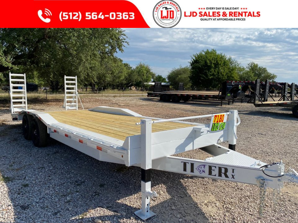 New 2026 Tiger - 102  X 24' Drive Over Fender - Equipment Trailer