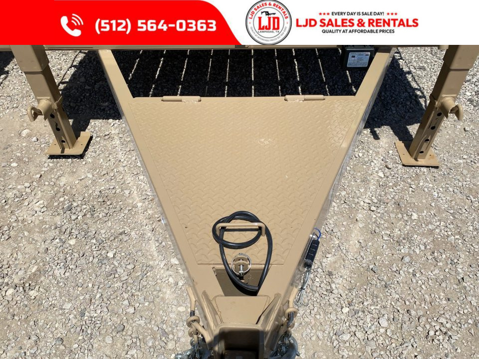 New 2026 Tiger - 102" X 22' - Equipment Trailer - Drive Over - Stand Up Ramps