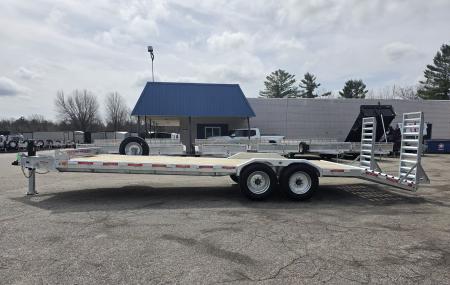 New 102X20+4 GALVANIZED DRIVE OVER EQUIPMENT TRAILER HYDRAULIC JACK 8 K AXLES 2026 TRIUMPH