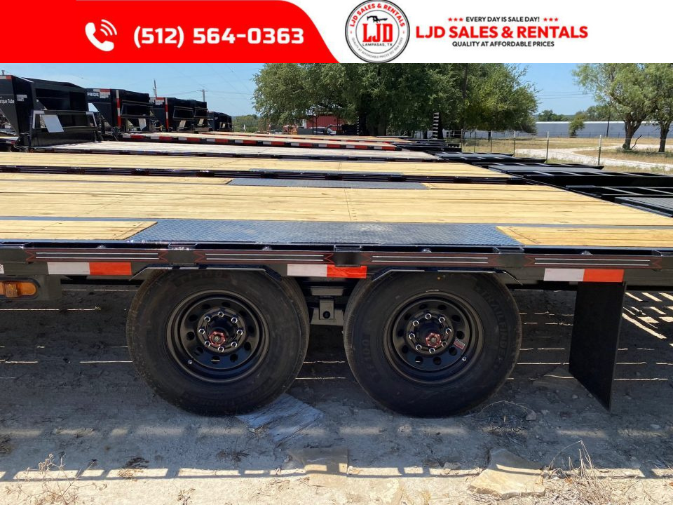 New 2027 Coffee Creek MFG 102" x 30' Gooseneck Flatbed Deckover Trailer