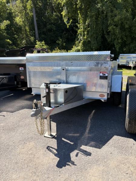 New 2026 BWISE DT10 72  x 10' Galvanized 10K GVW Tandem Axle Dump Trailer